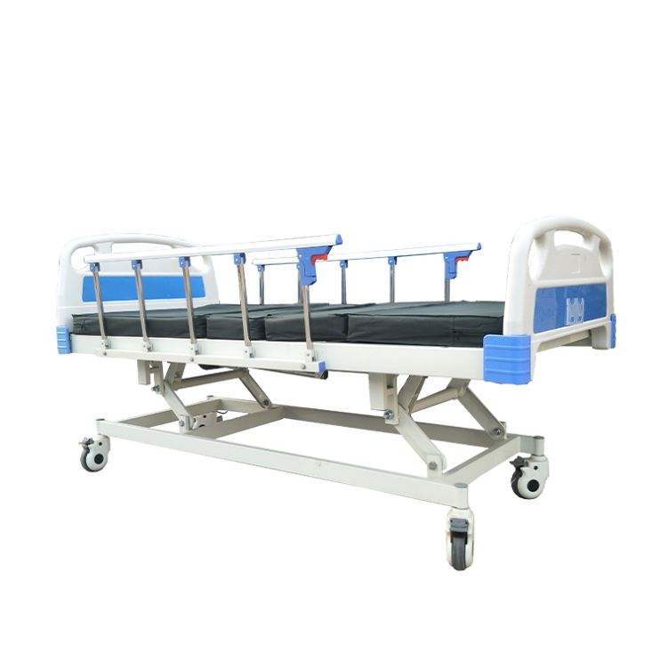 Çin'de Made 3 Crank Manual ICU Tıbbi Hasta Hemşirelik Hasta Yatağı Hastane ve klinik için kullanılır