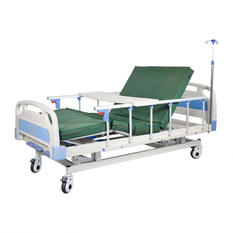 Çin'de Made 3 Crank Manual ICU Tıbbi Hasta Hemşirelik Hasta Yatağı Hastane ve klinik için kullanılır