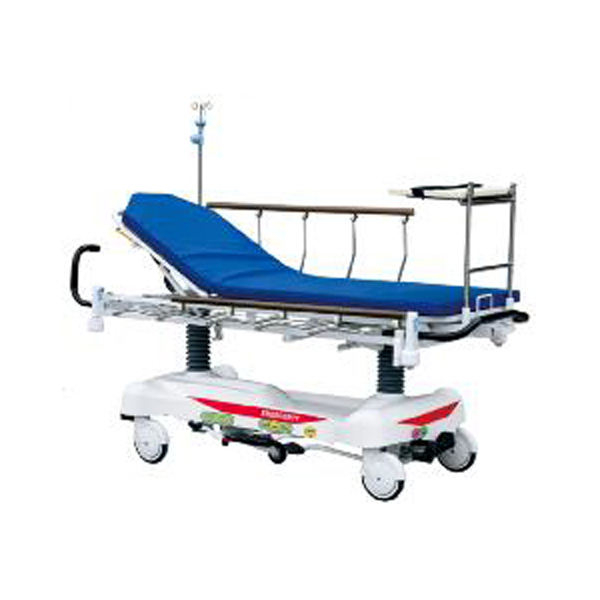 Tıbbi Ekipman Paslanmaz Çelik Manuel Taşınabilir Hastane Kullanılmış Ambulans Gurney Sedye