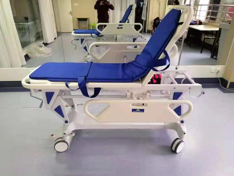Hastane Acil Yardım Icu Lüks Düz Araç Hasta Transfer Ekipmanı Ambulans Sedye Yatağı Hasta Odası İçin