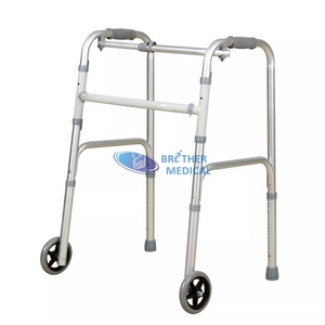 Kompakt Rollator Alüminyum Yürüteç Rehabilitasyonu