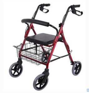 Diz kararlı ekstra geniş alüminyum rollator