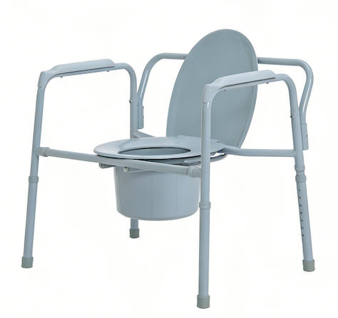 Toptan Bariatrik Başucu Komodini - Katlanabilir Çelik Çerçeve, 500lb/650lb/1000lb Kapasite - FDA ve CE Onaylı