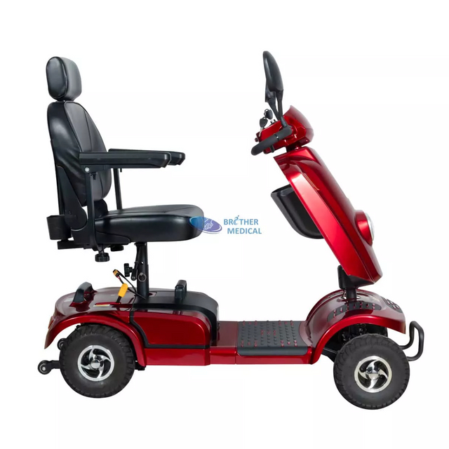 Seyahat Hafif Dört Tekerlek Mobilite Scooter