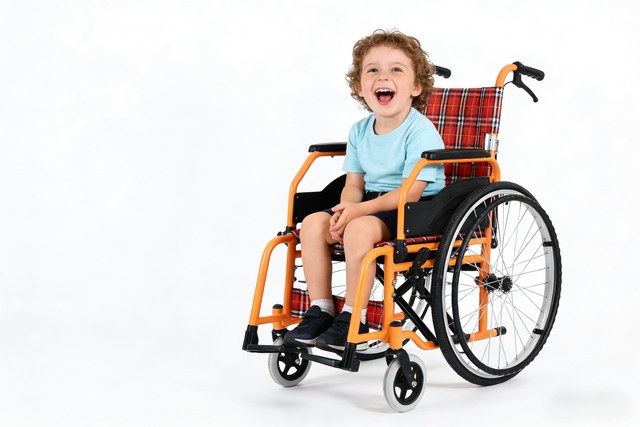 Özel Pediatrik Tekerlekli Sandalye | Ayarlanabilir Yükseklik ve Kişiselleştirilmiş Koltuk Genişliği