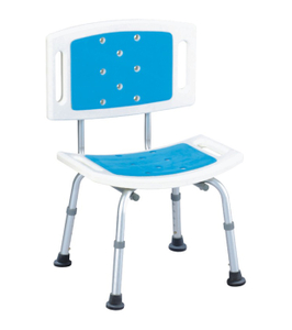 Backrest ile banyo döner duş sandalyesi