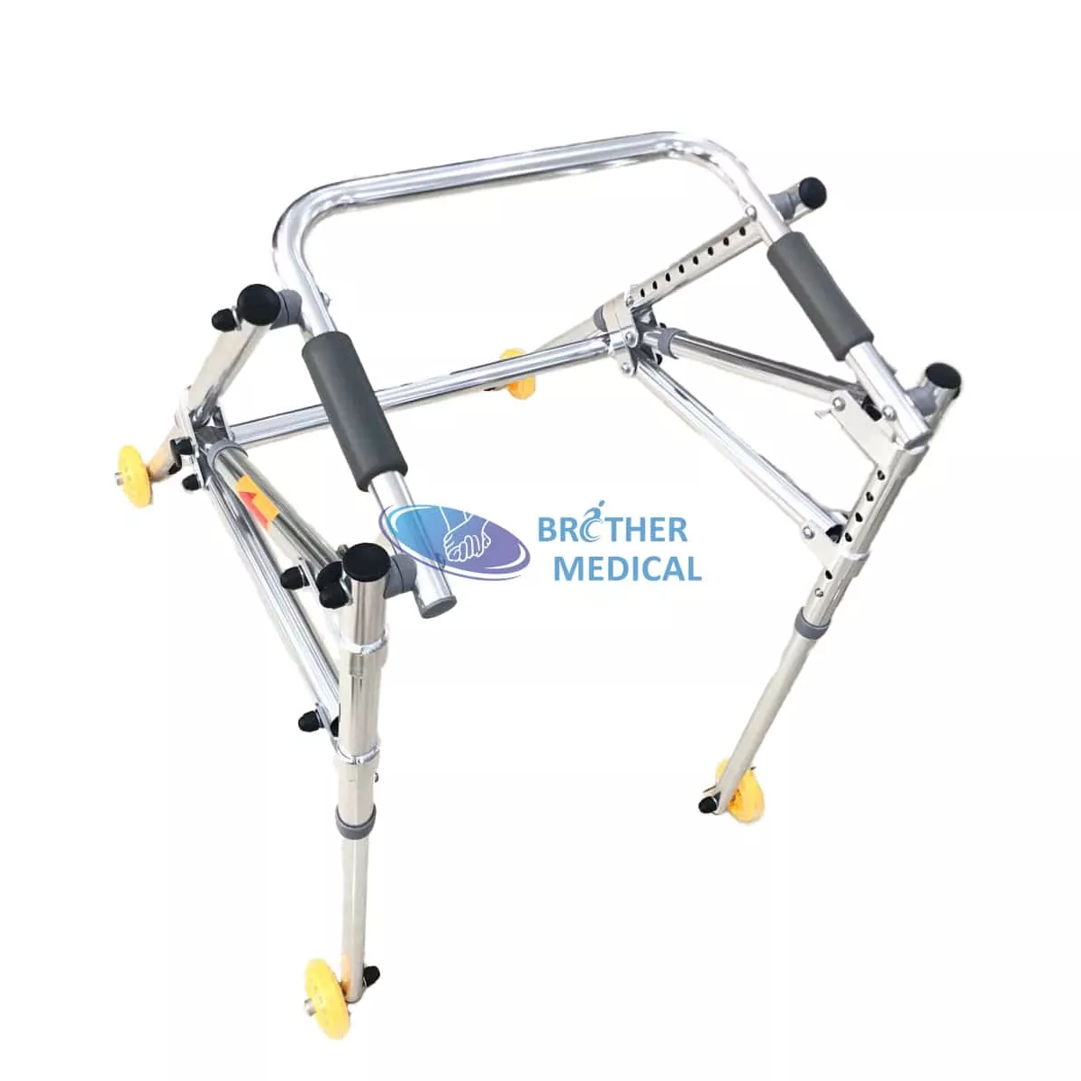 Kompakt Rollator Alüminyum Yürüteç Rehabilitasyonu