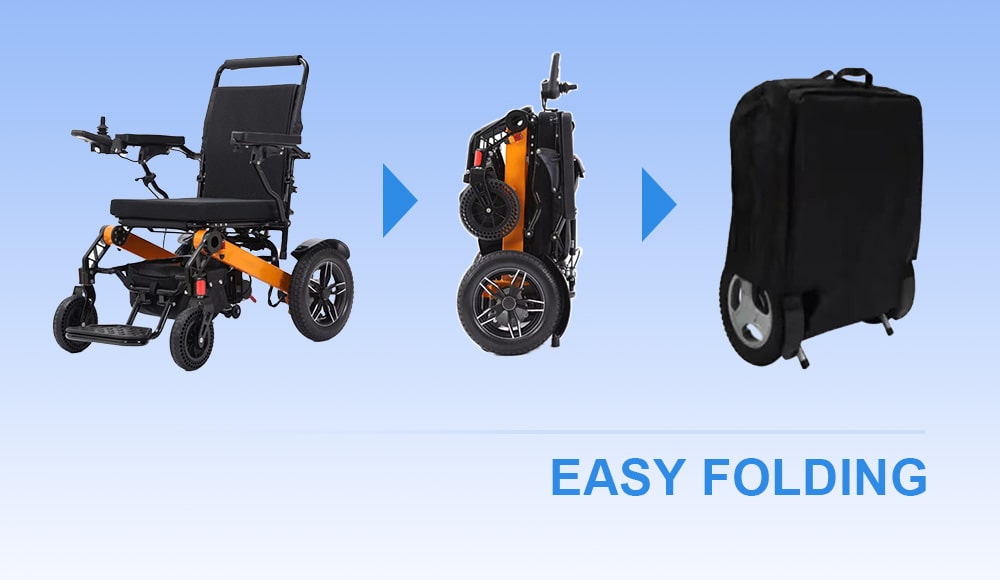 BME1027 Elektrikli Tekerlekli Sandalye Katlanması