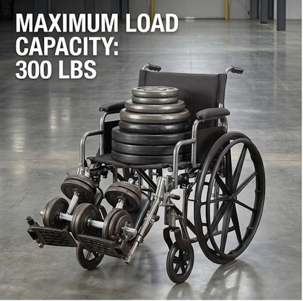 Bariatrik Tekerlekli Sandalye Maksimum Kullanıcı Ağırlığı 300–700 lbs (136–317 kg) Brother Medical